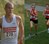 Edinboro's Ben Hahn (left) and Shippensburg's Neely Spence and Mary Dell (right, l-r).